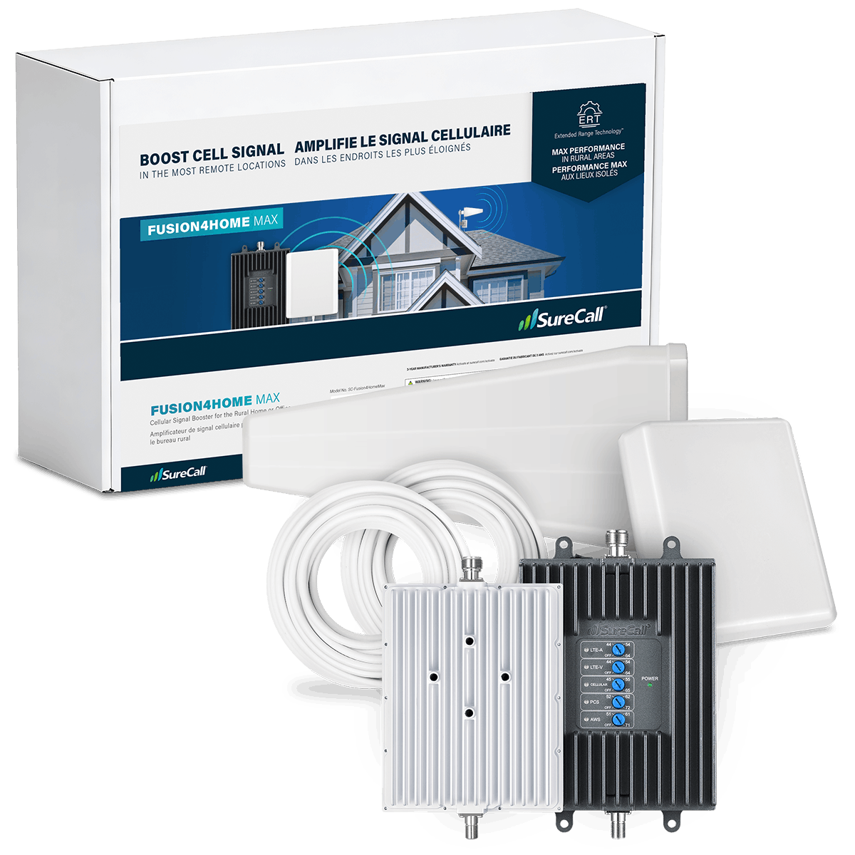 signal booster box SureCall Fusion4Home Max Cell Phone Signal Booster