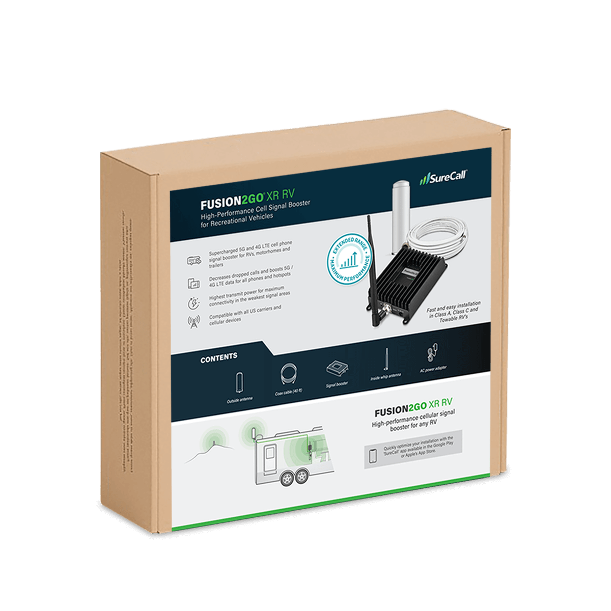 signal booster box Fusion2Go XR RV Cell Phone Signal Booster